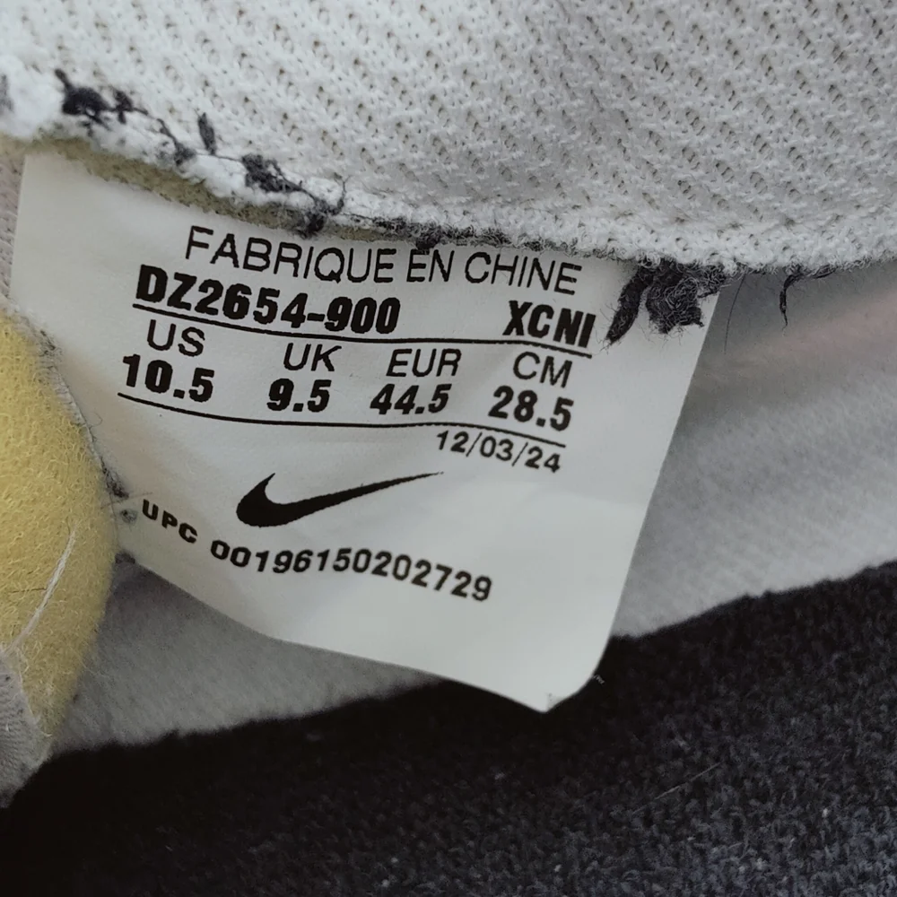 Nike Men's Blazer Low '77 Vintage White Black Canvas Sneakers, 10.5 - Picture 8 of 11